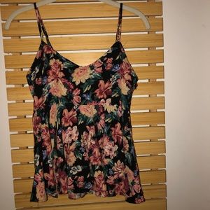 Floral tank.